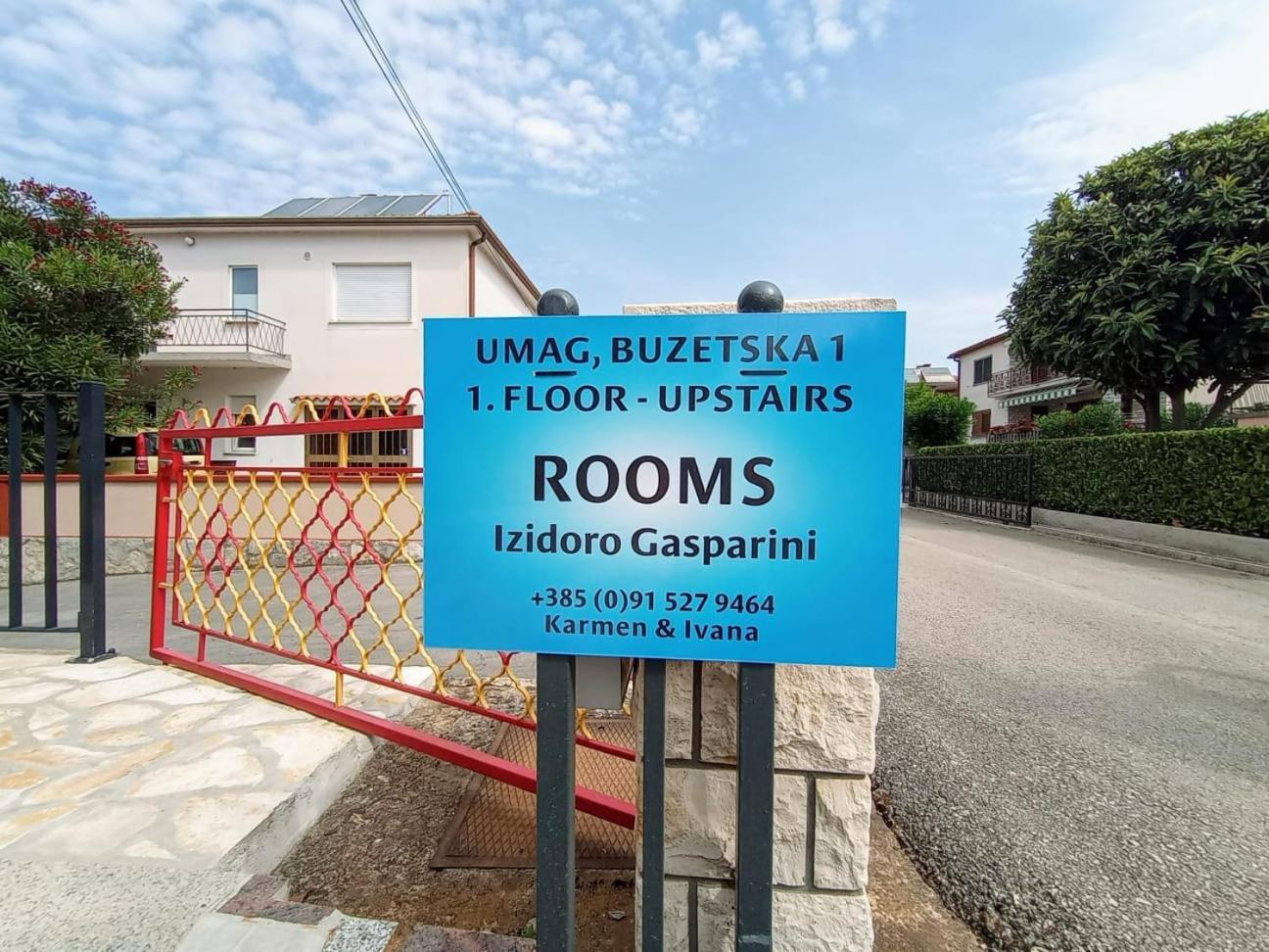 Rooms Izidoro Gasparini Umag Eksteriør billede